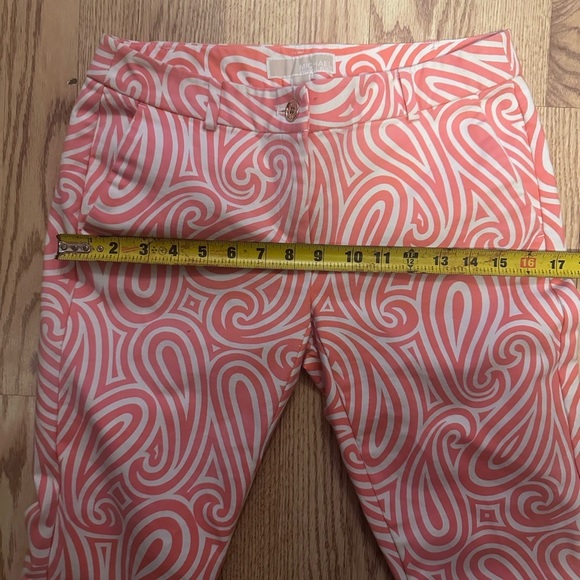 Michael Kors Geometric Button‎ Pants Size 2 - Picture 8 of 9